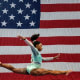 Biles during the balance beam competition at the 2018 U.S. Gymnastics Championships.